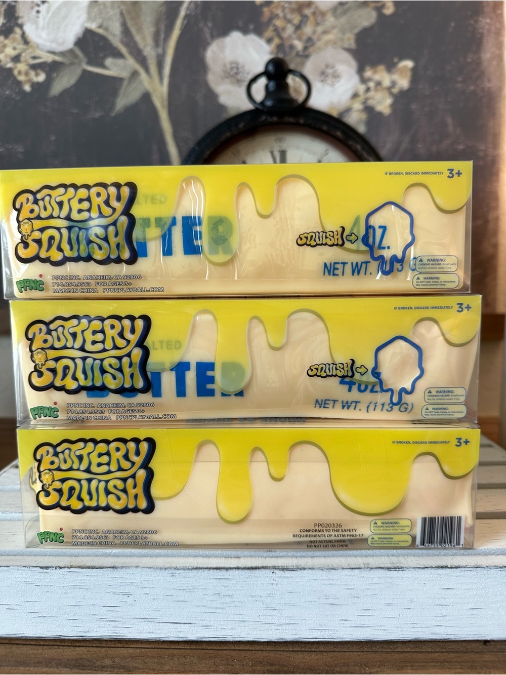💛🧈 Five Below Brand Jumbo Butter Squishy - 1 Butter Squish 🧈💛